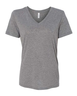 Women's Relaxed Triblend Short Sleeve V-Neck T-Shirt