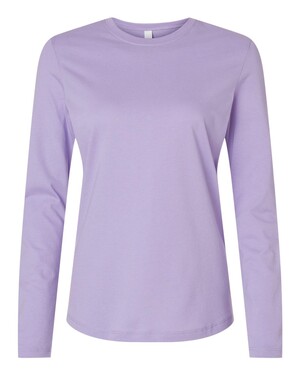 Bella Canvas 6500 Women's Long Sleeve Crewneck Jersey T-Shirt