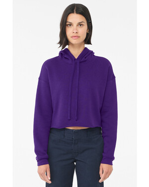 Women's Cropped Fleece Hoodie