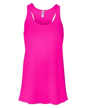 Bella+Canvas Women's Flowy Racerback Tank - Lightweight, Drapey Fit, Sideseamed, Perfect For Layering
