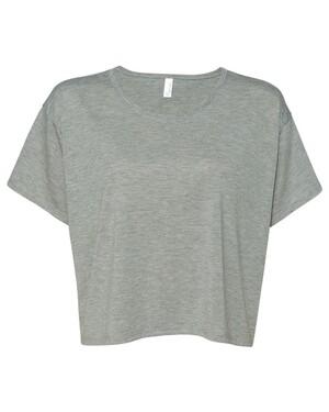 Download Bella Canvas 8881 Crewneck Boxy Cropped T Shirt Blankapparel Com