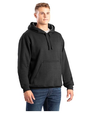 Heritage Zippered Pocket Hooded Pullover Sweatshirt
