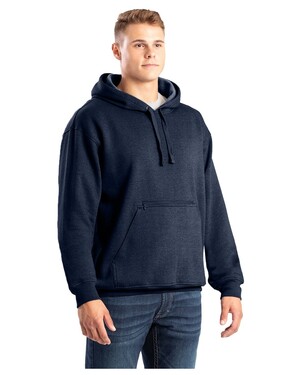 Heritage Zippered Pocket Hooded Pullover Sweatshirt