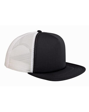 Big Accessories BX030 Foam Front Trucker Cap - BlankCaps.com