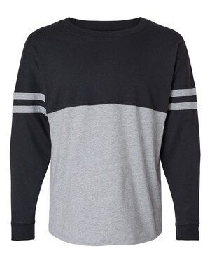 Women's Pom Pom Long Sleeve Jersey T-Shirt