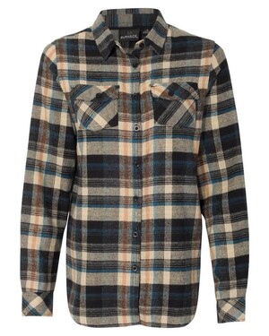 Women's Yarn-Dyed Long Sleeve Flannel Shirt