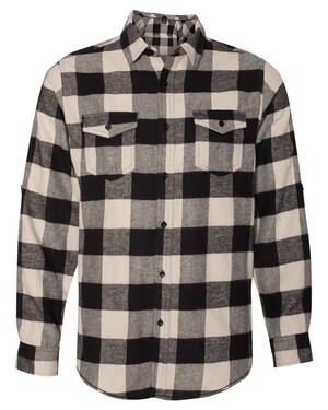 Yarn-Dyed Long Sleeve Flannel Shirt