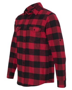 Yarn-Dyed Long Sleeve Flannel Shirt