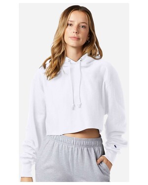 Women's Reverse Weave® Hooded Cropped Sweatshirt
