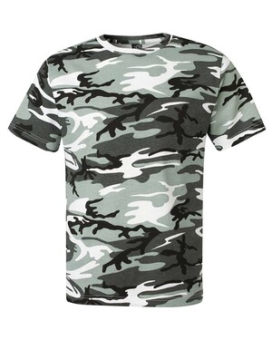 Code Five - Adult Camouflage T-Shirt-Green woodland-S