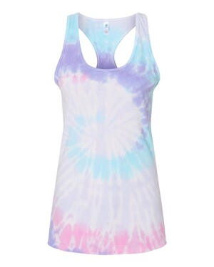 Tie-Dyed Racerback Tank Top