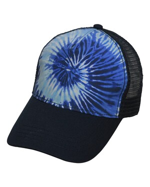 Tie-Dyed 5-Panel Trucker Hat