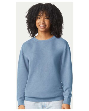 Garment-Dyed Lightweight Fleece Crewneck Sweatshirt