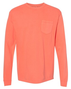 bright salmon comfort colors sweatshirt