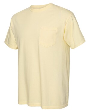 Heavyweight 100% Cotton Garment-Dyed Pocket T-Shirt