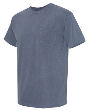 Heavyweight 100% Cotton Garment-Dyed Pocket T-Shirt