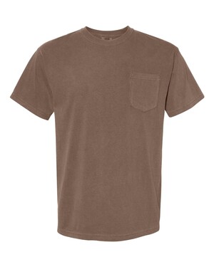 Heavyweight 100% Cotton Garment-Dyed Pocket T-Shirt