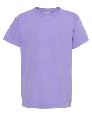 Comfort Colors C9018 Youth Ringspun T-Shirt - Lagoon Blue, Medium - View #10