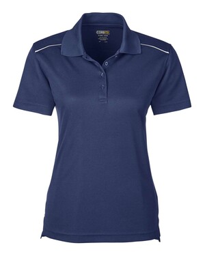 Women's Radiant Performance Piqué Polo with Reflective Piping