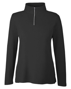 Women's Fusion ChromaSoft™ Pique Quarter-Zip Pullover
