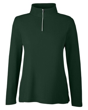 Women's Fusion ChromaSoft™ Pique Quarter-Zip Pullover