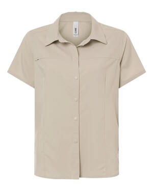 Women's UltraUVP Shoreline Short Sleeve Staff Shirt