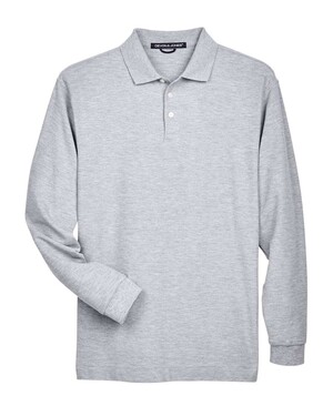 Pima Piqué Long Sleeve Polo