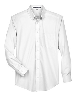 Men's Crown Collection® Tall Broadcloth Woven Dress Shirt