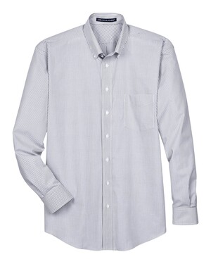 Men's Crown Collection® Banker Stripe Woven Dress Shirt