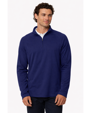 Men's Seaton Pebble Textured Quarter-Zip Pullover