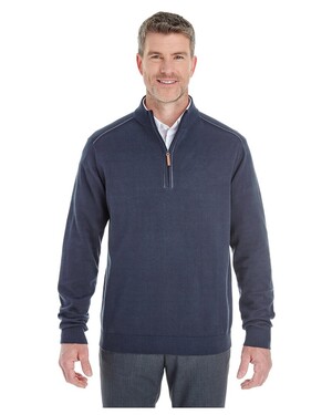 Manchester Fully-Fashioned Quarter-Zip Pullover Sweater