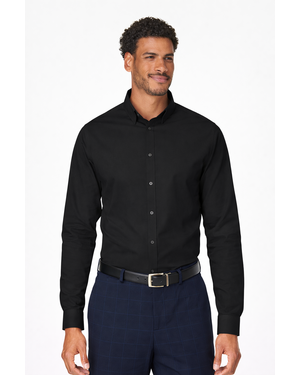 CrownLux Performance® Spencer Poplin Dress Shirt