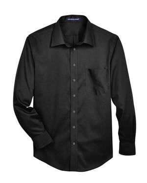 Men's Crown Collection® Solid Stretch Twill Woven Dress Shirt