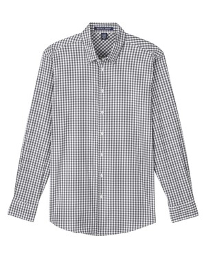 CrownLux Performance® Gingham Dress Shirt