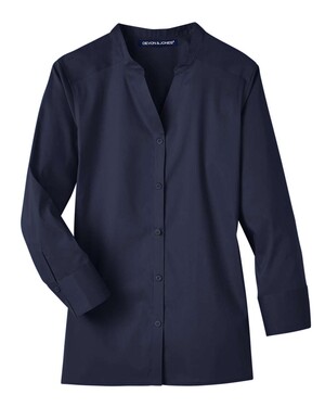 Women's Crown Collection® Stretch Broadcloth Three-Quarter Sleeve Blouse