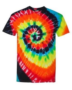 Dyenomite 200MS Multi-Color Spiral Short Sleeve T-Shirt - T ...