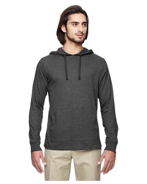 Eco Jersey Pullover Hooded Long Sleeve T-Shirt