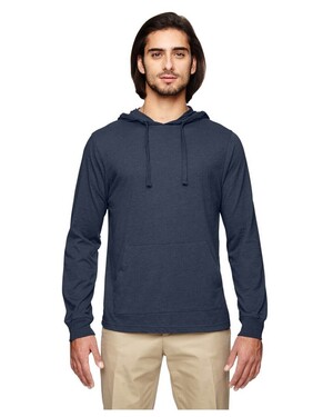 Eco Jersey Pullover Hooded Long Sleeve T-Shirt