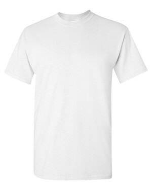 100 Gildan Heavy Cotton White Adult Long Sleeve T-Shirts Bulk Blank Lot S M L XL