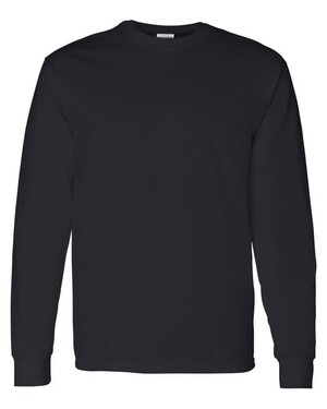 Gildan Men's Heavy Cotton Long Sleeve T-Shirt, 2-Pack, Medium, Purple-Ash - Style G5400