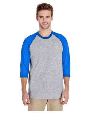 Heavy Cotton Three-Quarter Raglan Sleeve T-Shirt