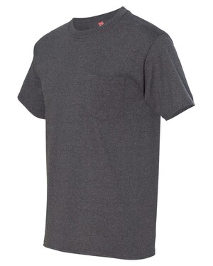 Hanes 5190 Beefy-T with a Pocket - T-ShirtWholesaler.com