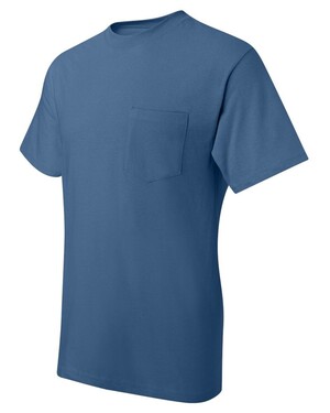 Hanes 5190 Beefy-T with a Pocket - T-ShirtWholesaler.com