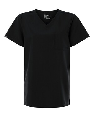 Women's V-Neck 1 Pocket Scrub Top