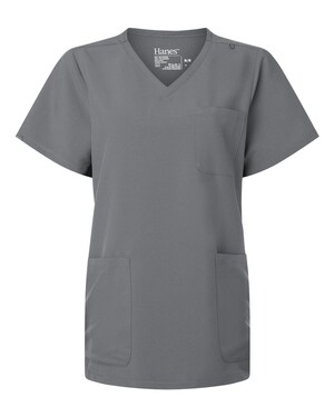 Women's V-Neck 3 Pocket Scrub Top