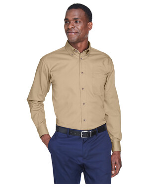 Men's Tall Easy Blend™ Long Sleeve Twill Dress Shirt