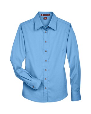 Women's Easy Blend™ Long Sleeve Twill Dress Shirt with Stain-Release