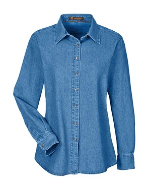 Women's Long Sleeve Denim Shirt