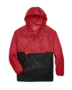 Unisex Packable Hooded Nylon Jacket