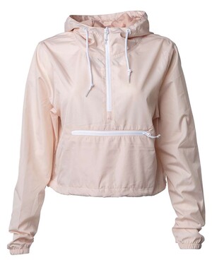 Women's Lightweight Pullover Crop Windbreaker